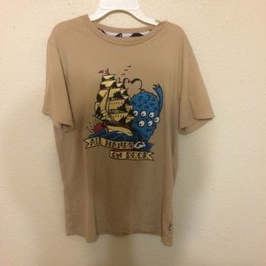 Shaun white all hands on deck tan t shirt